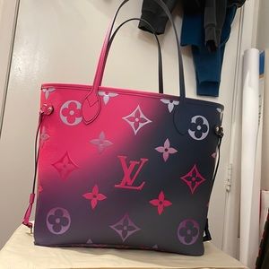 Midnight fuchsia neverfull
